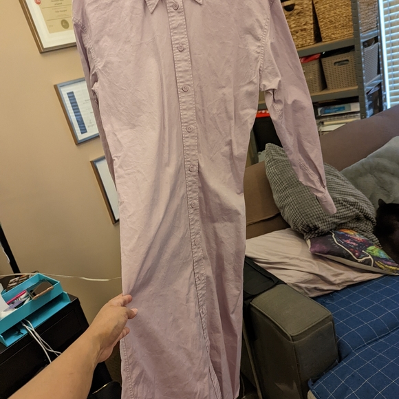 Collared shirt Dress (maxi) - Picture 3 of 3